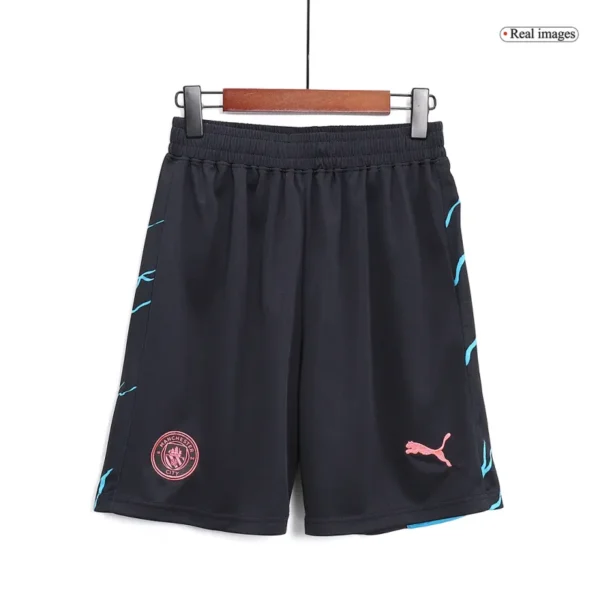 Manchester City Third Away Kit Jersey+Shorts 2023/24 - Image 6
