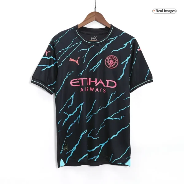 Manchester City Third Away Kit Jersey+Shorts 2023/24 - Image 3