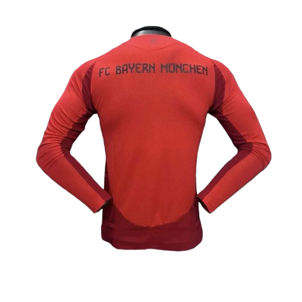 24-25 Bayern Munich Home Player Version Long Sleeve - Image 2