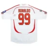 2006/07 AC Milan Ronaldo #99 Kakà #22 Maldini #3 Pirlo UCL Final Retro Long Sleeve Jersy Away Replica