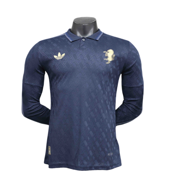24-25 Juventus Away Soccer Jersey Player Version Long Sleeve