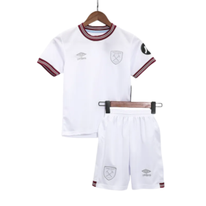 2023/24 Kids West Ham United Away Kit Jersey+Short