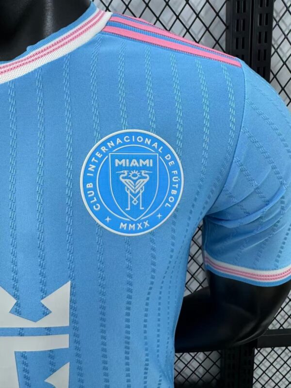 2025-26 Inter Miami CF Home Pink Soccer Jersey Player Version Shirt - Image 5