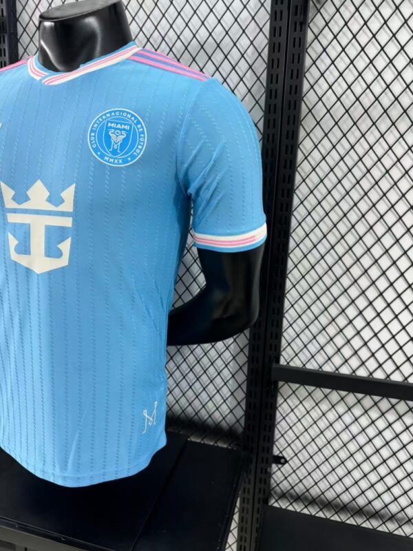 2025-26 Inter Miami CF Home Pink Soccer Jersey Player Version Shirt - Image 7