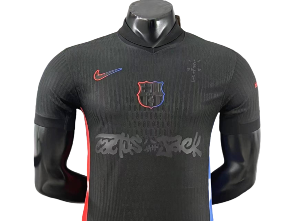 Barcelona Away x Travis Scott Shirt 2024/25 Soccer Jersey - Image 3