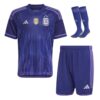 ARGENTINA 3 STAR AWAY KIDS JERSEY 2022 2023