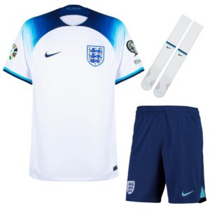 ENGLAND EURO 2024 QUALIFYING CHILDREN'S HOME JERSEY
