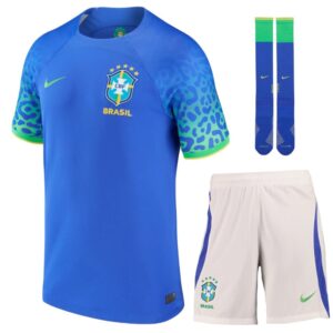 BRAZIL AWAY KIDS JERSEY 2022 2023
