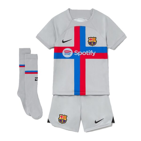 FC BARCELONA THIRD KIDS JERSEY 2022 2023