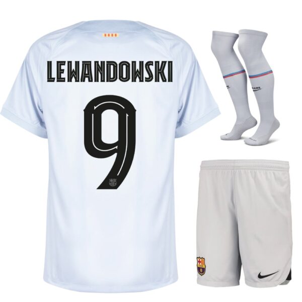 FC BARCELONA THIRD 22-23 LEWANDOWSKI KIDS JERSEY