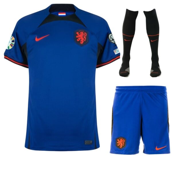 NETHERLANDS AWAY EURO 2024 QUALIFYING KIDS JERSEY
