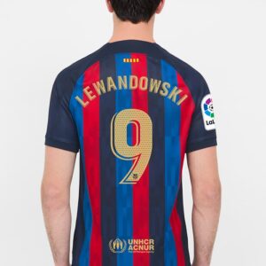 LEWANDOWSKI FC BARCELONA HOME JERSEY 2022 2023