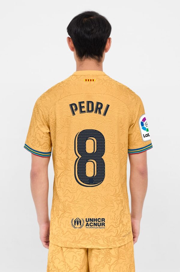 FC BARCELONA AWAY KIDS JERSEY 22-23 PEDRI - Image 2