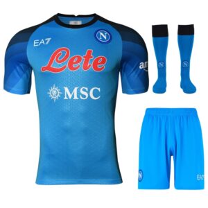 NAPLES EA7 HOME CHILDREN'S KIT JERSEY 2022 2023