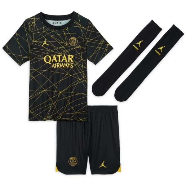 PSG JORDAN FOURTH 2022 2023 CHILDREN'S KIT SHIRT - Image 3
