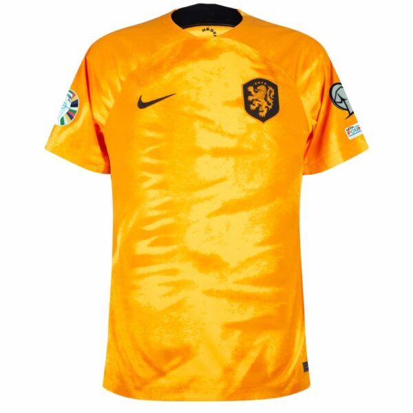 NETHERLANDS EURO 2024 QUALIFYING KIDS HOME JERSEY - Image 2
