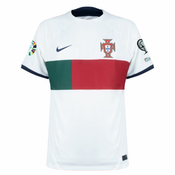 PORTUGAL AWAY EURO 2024 QUALIFYING KIDS JERSEY - Image 2
