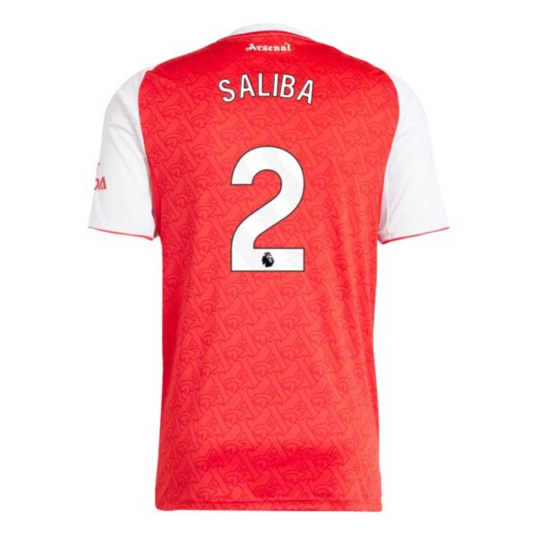 Arsenal Home Jersey 2025 2026 Saliba - Image 2