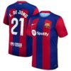 Barca Shirt 2023 2024 Home F. De Jong