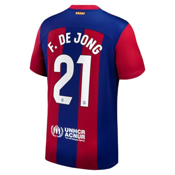 Barca Shirt 2023 2024 Home F. De Jong - Image 2