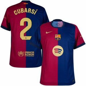 Barca Home Jersey 2024 2025 Cubarsi New Sponsor