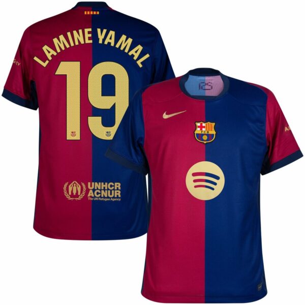 Barca Home Shirt 2024 2025 Lamine Yamal New Sponsor