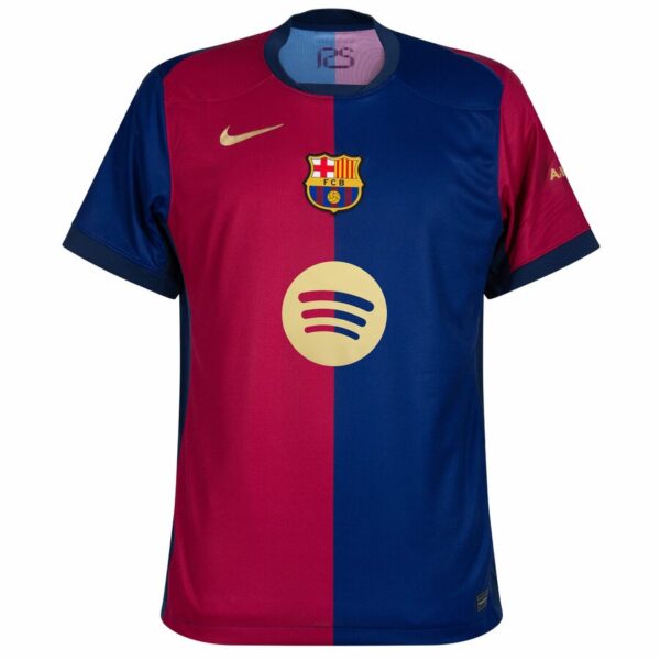 Barca Home Shirt 2024 2025 Raphinha New Sponsor - Image 3