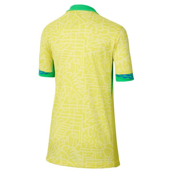Children's Brazil Home Kit Jersey 2024 2025 - Image 3