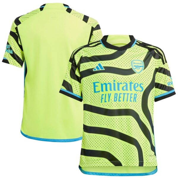 2023 2024 Arsenal Away Kids Kit Shirt - Image 4