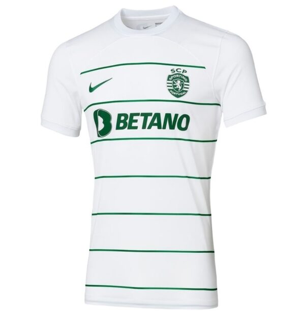 Sporting 2023 2024 Away Child Kit Shirt - Image 2