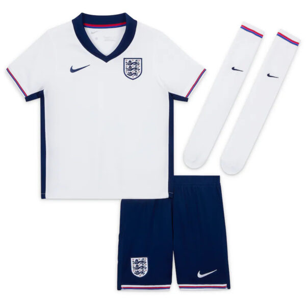 England Home Kit Kids Jersey 2024 2025 - Image 2