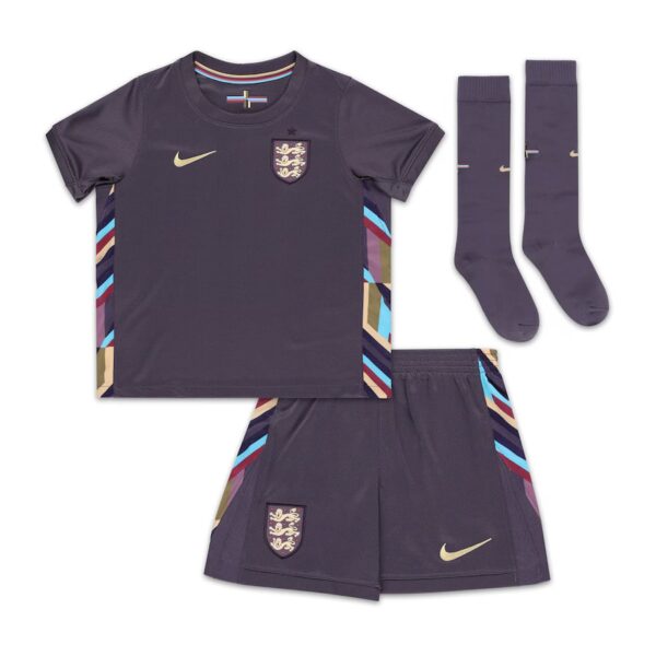 England Away Kids Kit Jersey 2024 2025 - Image 2