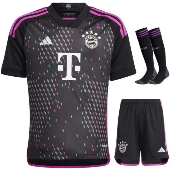 Bayern Munich 2023 2024 Away Kids Kit Shirt