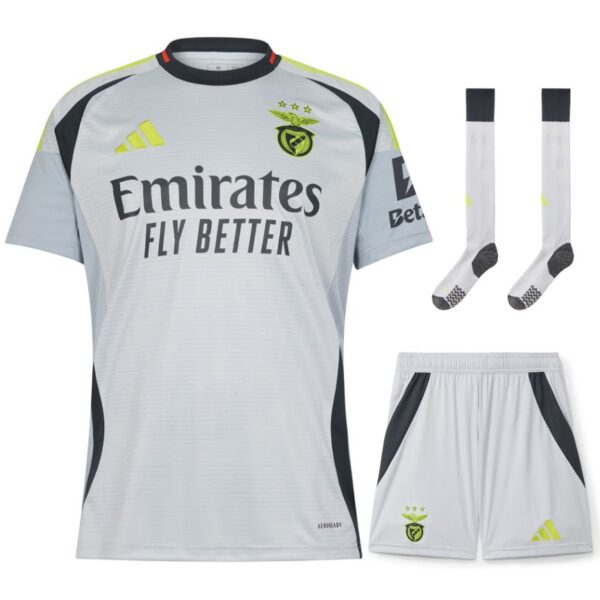 Benfica Third Children's Kit Jersey 2024 2025