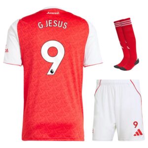 Arsenal 2025 2026 Jesus Children's Home Kit Jersey