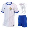 France Team Away Kids Kit Jersey 2024 2025