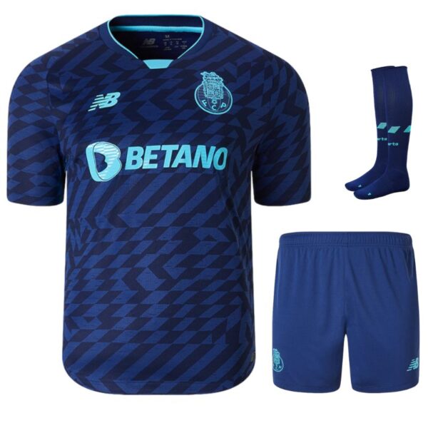 FC Porto Third Children's Kit Jersey 2024 2025