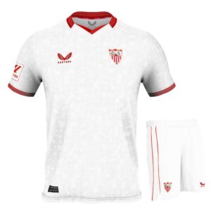 Sevilla FC Home Child Kit Shirt 2023 2024
