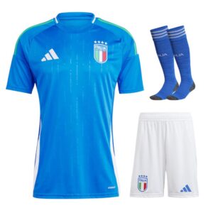 Italy Home Kit Kids Jersey 2024 2025