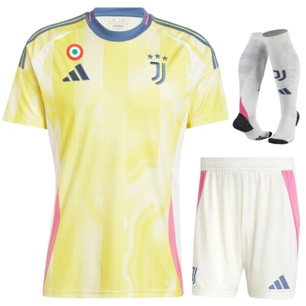 Juventus Children's Away Kit Jersey 2024 2025