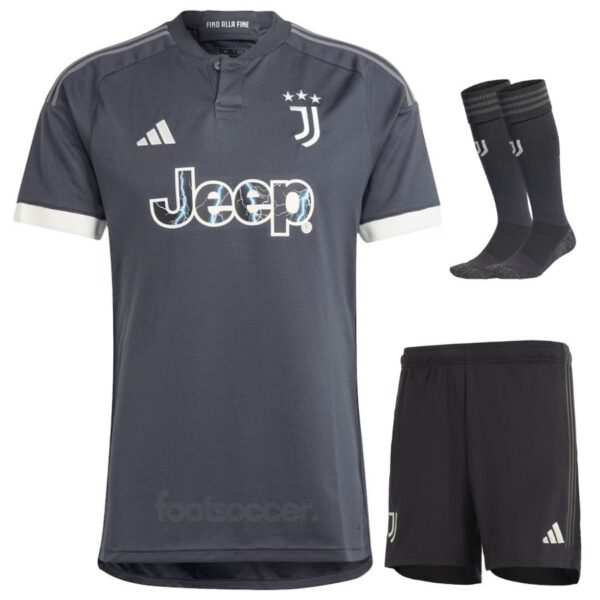Juventus Third Child Kit Shirt 2023 2024