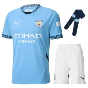 Manchester City Home Kids Kit Shirt 2024 2025