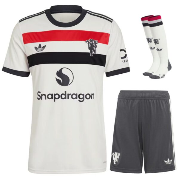 Manchester United Third Child Kit Shirt 2024 2025