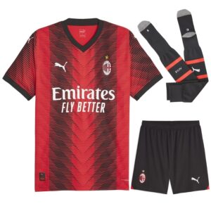 AC Milan Kids Home Kit Jersey 2023 2024