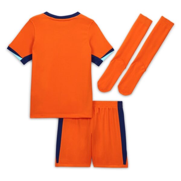 Netherlands Home Kit Kids Jersey 2024 2025 - Image 3