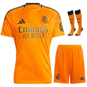 Real Madrid 2024 2025 Away Children's Kit Jersey