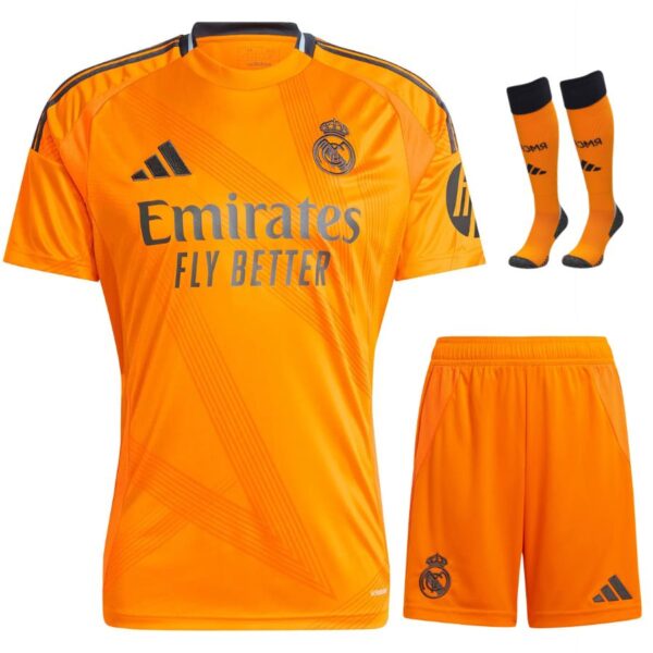 Real Madrid 2024 2025 Away Children's Kit Jersey