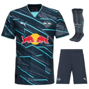Red Bull Leipzig Third Children's Kit Jersey 2024 2025