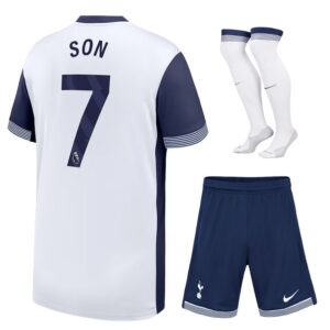 Tottenham Children's Home Kit Jersey 2024 2025 SON
