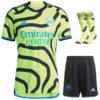 2023 2024 Arsenal Away Kids Kit Shirt